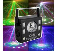4 In 1 RGB Party DJ Luce LED Stage DMX Luce Magica Della Sfera Strobe Beam Light