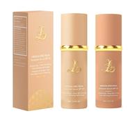 4-in-1 Smart Foundation SPF 50+|30s Color Adapting|24H Waterproof & Sweatproof|Gym Makeup|Lightweight Hydrating (Light Spectrum, 30ml) (2pc)