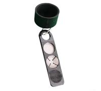 4 in 1 supporto per gessetti e punta per stecca da biliardo, per mantenere le punte delle stecche e prevenire la perdita di gesso durante il gioco (nero)