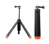 4 in 1 Treppiede di Selfie Stick Galleggiante per Azione 5 Pro 4 3 per X4 X3 Ace Pro 2, 9.25-22.44 Pollici Treppiede Estendibile, Accessori Vlog Portatili Leggeri per Fotocamere