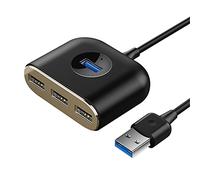4 in 1 USB 3.0 HUB Adapter USB A to USB2.0 HUB for Flash Disk Mouse Keyboard Computer with Lamp USB C to USB3.0 HUB