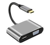 4 in 1 USB C HUB, Tipo C a HD Multimedia Interfaccia Adattatore Multiport - 4K Tipo C a Interfaccia Multimedia HD,Centro portatile porta HDTV per presentazioni di conferenze