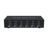 4 In 2 Interruttore Audio Out A 3,5 mm Aux Audio Volume Regolazione UE W4D3