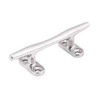 4 "In Acciaio Inox Barca Dock Deck Tacchetta Flat Top Base Heavy Duty per Marine Yacht Ricambi