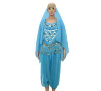 4 in Danzatrice Del Ventre Costume Vestito Ballo Accessori Per La