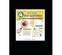 4 In One Activity Book: I Spy, Coloring, Differences, and Mazes