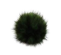 4 inch Fluffy Pom Pom Balls with Elastic Loop Large Faux Rabbit Wolly Pom Pom for DIY Hats Beanie Shoes Scarves Gloves Bags Accessories