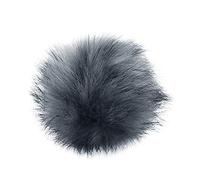 4 inch Fluffy Pom Pom Balls with Elastic Loop Large Faux Rabbit Wolly Pom Pom for DIY Hats Beanie Shoes Scarves Gloves Bags Accessories