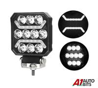 4 inch LED Work Luce Barra X1 Pois Quadrato Tetto Anteriore Post. Bianco Parco