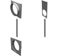 4-inch Slide Gate Valve for 3D Printer Cabinet Exhaust Control with 4mm Mount