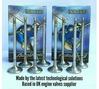 4 Ingresso & 4 Scarico Valvole Per Ford 1113197 LD18TCI C9DC Diesel IN Ex