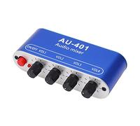 4 INGRESSO MIXER OUTTENE Stereo MIXING AMPLIFICATORE CUSCINE DC 5 12V 3,5 Mm Jack 4 a out: gli Ingressi Stereo a 4 Vie Sono Miscelati in Uscita Stereo, Che può Guidare Direttamente la Testa