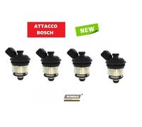 4 INIETTORI GAS GPL METANO PER IMPIANTO LANDI RENZO TAPPO NERO