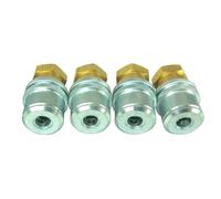 4 Innesti a blocco 1/4" NPT 300 psi Set gonfiaggio pneumatici