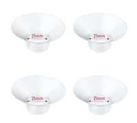 4 inserti flangiati da 21 mm compatibili con Momcozy M9/M6/M5/S12 Pro/V1 Pro/V2 Pro, per Spectra/Medela/MomMed/eufy/Lansinoh/Elvie, ricambio per parti Momcozy