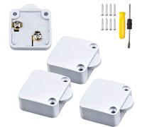 4 Interruttori a Contatto Porta, 250 V, per Armadio, Porta Mobili, per Rompere L