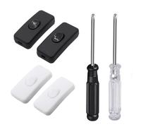 4 Interruttori In Linea, 2 Mini Cacciaviti Phillips, Dimmer In Linea, Interruttore Della Luce In Linea, Controller Interruttore Dispositivo, Adatto Per Lampade, Piccoli Elettrodomestici