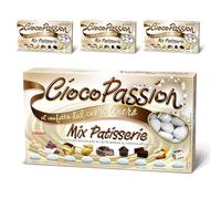 4 Kg di Confetti CiocoPassion Mix Patisserie Crispo, Gusti Assortiti, per Bomboniera Confettata Matrimonio Comunione, con Cioccolato al Latte Bianco Ripieni (4 chili)