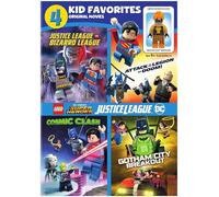 4 Kid Favorites: LEGO DC Super Heroes (DVD w/Figurine) (DVD) Various
