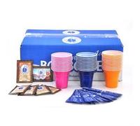 4 Kit accessori caffè Borbone (Ogni kit comprende:100 palette, 100 zucchero, 100 bicchierini)