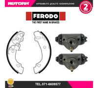 4 Kit ganasce + 2 cilindretti freno posteriore (MARCA FERODO)..
