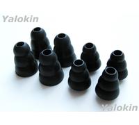 4 L/4 S Nero Triplo Flangia Auricolari per Sennheiser Ie,Cx,Cxc ,Clx ,Ocx ,MM