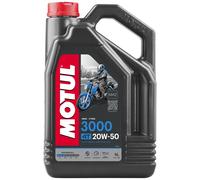 4 L MOTUL Moto 3000 4T 20W-50 4 Tempi Olio Motore Minerale