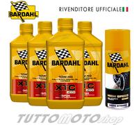4 L OLIO MOTORE 4T SINTETICO BARDAHL XTC C60 10W40 MOTO +GRASSO HIGH SPEED CHAIN
