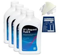 4 L Olio Per Cambio Automatico ZF LifeGuard Fluid 8 Inkl. Imbuto + Rimorchio