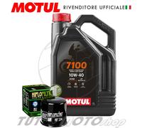 4 l Tagliando TRIUMPH Speed Triple 1050 2010 2011 2012 MOTUL 7100 10W40 Filtro