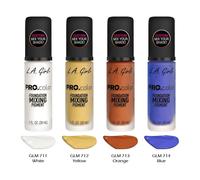 4 LA GIRL Pro color Foundation Mixing Pigment - Glm " 4 Set Completo " Joy's