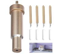 4 lame a punta fine premium + custodia, lame di ricambio compatibili con Cricut Maker, Maker 3 Explore Air 3 Air 2 One, con 2 lame a punta fine da 60° e 2 da 30°