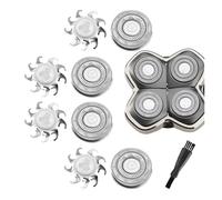 4 Lame Di Ricambio For Rasoio A Testina, Compatibili Con Skull Shaver Pitbull, Serie A 4 Testine E Serie A 3 Testine.(4S PCS)