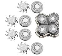 4 lame di ricambio for rasoio, compatibili con Skull, Shaver Pitbull serie a 4 testine e serie a 3 testine(4S PCS)
