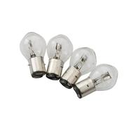 4 lampadine for fari BA20D 12V 45W 40W for scooter, moto, kart, ATV 50cc, 100cc, 125cc, 150cc, 200cc