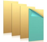 4 lastre in ottone, 300 x 150 x 0,4 mm, resistenti alla corrosione, ultra sottili, per fai da te, elettrico, riparazioni, industria