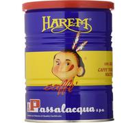 4 LATTE DA 250 GR DI CAFFE' MACINATO PASSALACQUA HAREM KG 1
