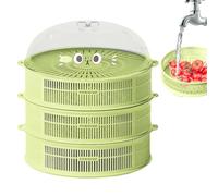 4 Layer Food Cover - Stackable Fruit & Vegetable Storage Dome