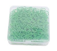 4 Leaf Clover Paper Clips 100 Pack | Iron Bookmarks for Office