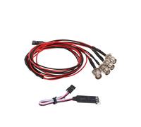 4 LED Light Kit 2 White 2 Red with 3CH Lamp Control Panel for 1/10 1/8