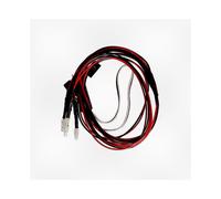 4 LED Light Set for RC Cars - 2 White and 2 Red Lights, Compatible with Various 1/10 Scale Models