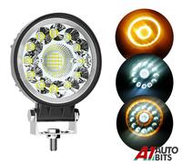 4 " LED Work Luce Posteriore Rimorchio Reverse Ambra Indicatore Lampada 1X