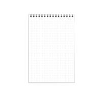 4 libri - PP Coil Grid Blocco note griglia vuoto studenti addensare questo libro-Turn up PP-A5 Lattice