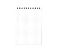 4 libri - PP Coil Grid Blocco note griglia vuoto studenti addensare questo libro-Turn up PP-A6 Lattice