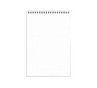 4 libri - PP Coil Grid Blocco note griglia vuoto studenti addensare questo libro-Turn up PP-B5 Lattice