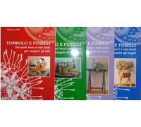 4 libri tombolo e fuselli: inizi-chiusure- angoli-curve