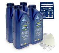 4 Litri ARAL SuperTronic K 5W30 5W-30 Olio Motore Inclusa Imbuto + Rimorchio