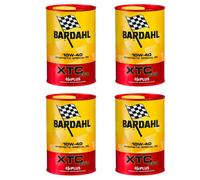 4 Litri Bardahl Bardhal XTC C60 10W40 Polarplus Fullerene Olio Motore Auto Sint
