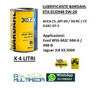 4 LITRI BARDAHL XTA 5W20 POLARPLUS OLIO AUTO C5 ECO948 API SN ILSAC FORD JAGUAR