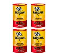 4 Litri Bardhal XTC C60 20W50 A3B4 Olio Tagliando Motore Auto Alte Prestazioni